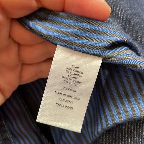 TALBOTS stretch denim blazer 🆕 - Picture 8 of 8